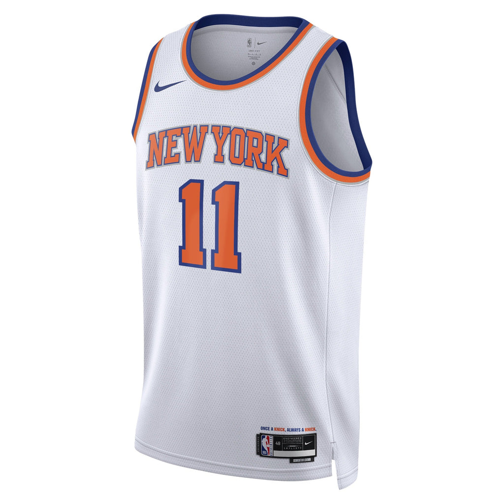 New York Knicks Nike Association Edition Swingman Jersey - White - Jalen Brunson - Unisex product image 2, provided for