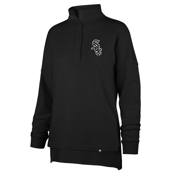 Chicago White Sox Women Black Boca Terry Pullover product image 1, provided for visual reference and product detail review