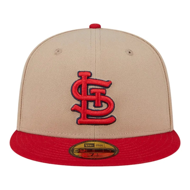 New Era St.Louis Cardinals 59FIFTY Fitted Hat-Camel product image 3, provided for visual reference and product detail review