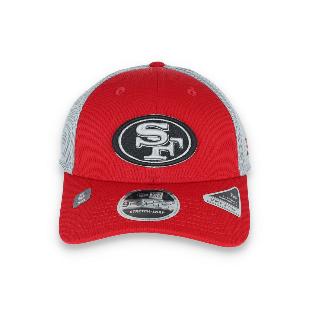 New Era San Francisco 49ers Outline 9FORTY Stretch-Snap Hat product image 2, provided for visual reference and product