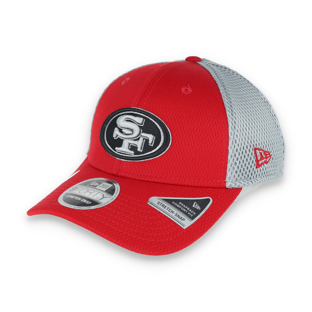 New Era San Francisco 49ers Outline 9FORTY Stretch-Snap Hat product image 3, provided for visual reference and product