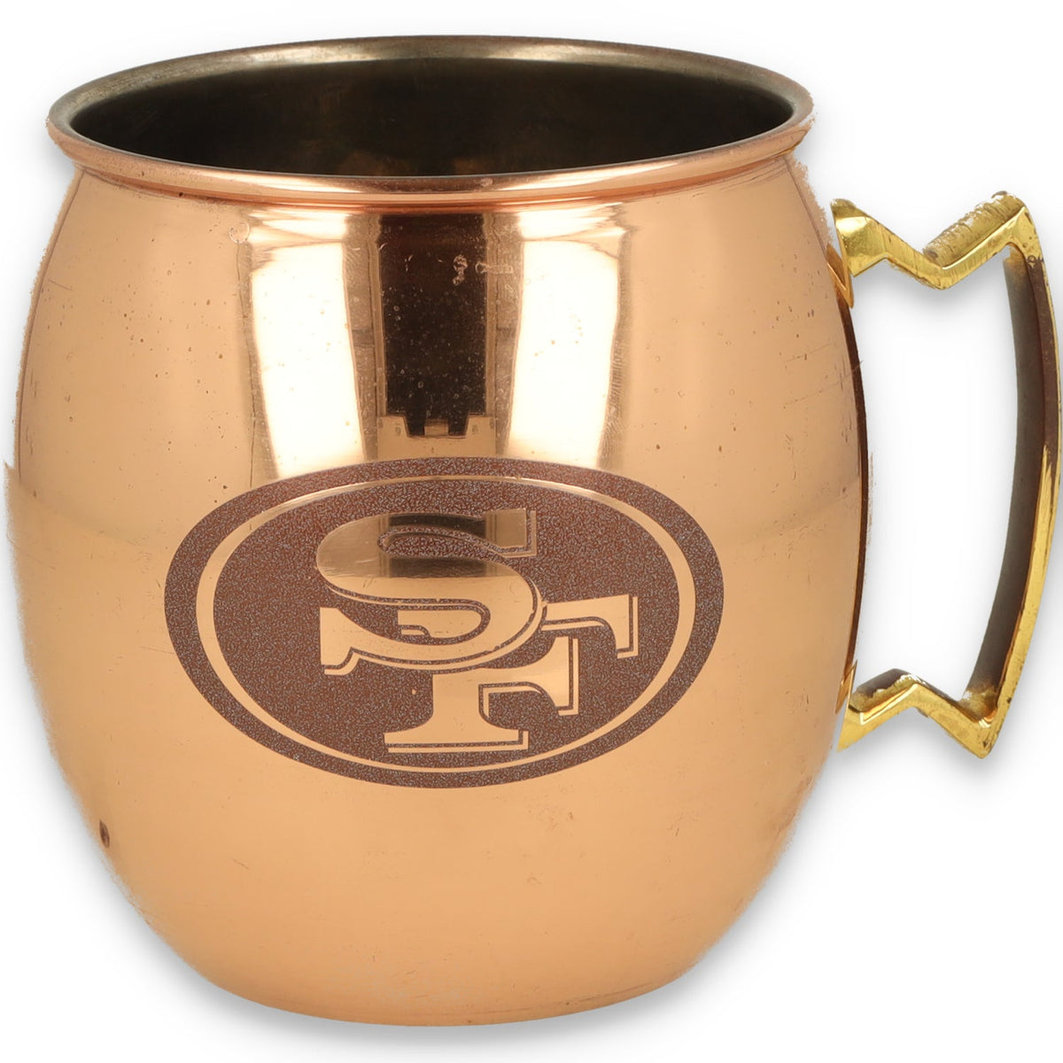 San Francisco 49ers Moscow Mule Mug product image 1, provided for visual reference and product detail review