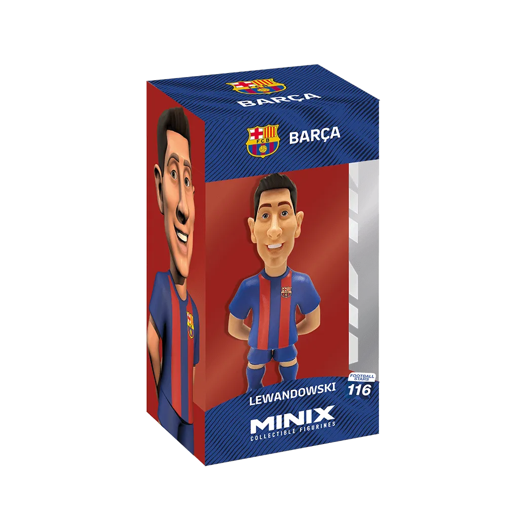 Minix Barcelona 12CM "Lewandoski" Collectible Figure product image 3, provided for visual reference and product detail review