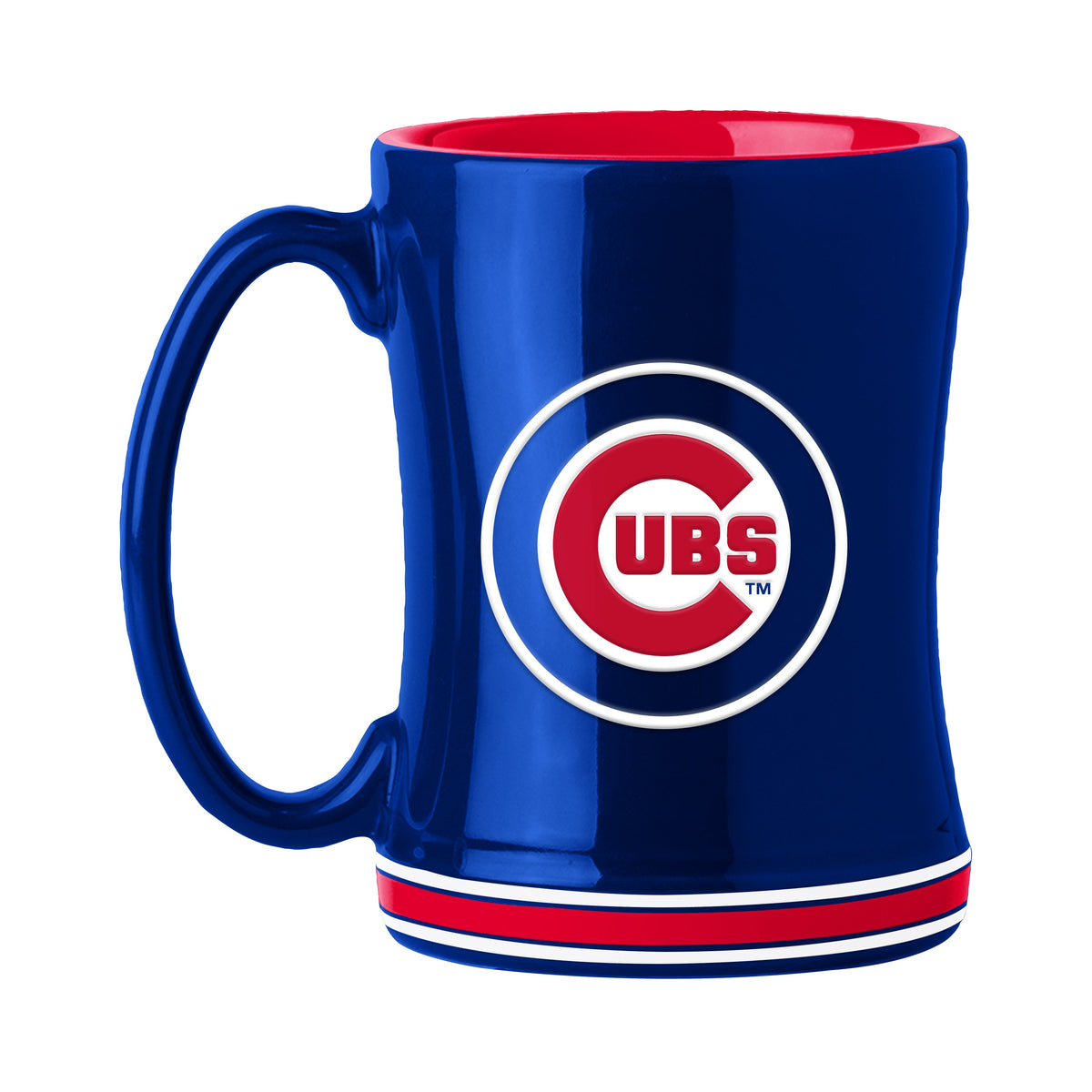 Chicago Cubs 14 oz. Sculpted Relief Mug product image 1, provided for visual reference and product detail review