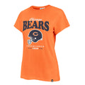 Chicago Bears Women Orange Frankie T-Shirt product image 1, provided for visual reference and product detail review