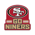 San Francisco 49Ers Slogan Collector Enamel Pin product image 1, provided for visual reference and product detail review