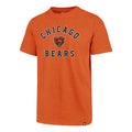 Chicago Bears Orange Varsity Arch Super Rival T-Shirt product image 1, provided for visual reference and product detail