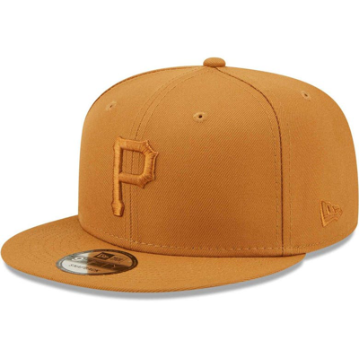 New Era Pittsburg Pirates 9FIFTY Snapback Hat - Khaki product image 1, provided for visual reference and product detail