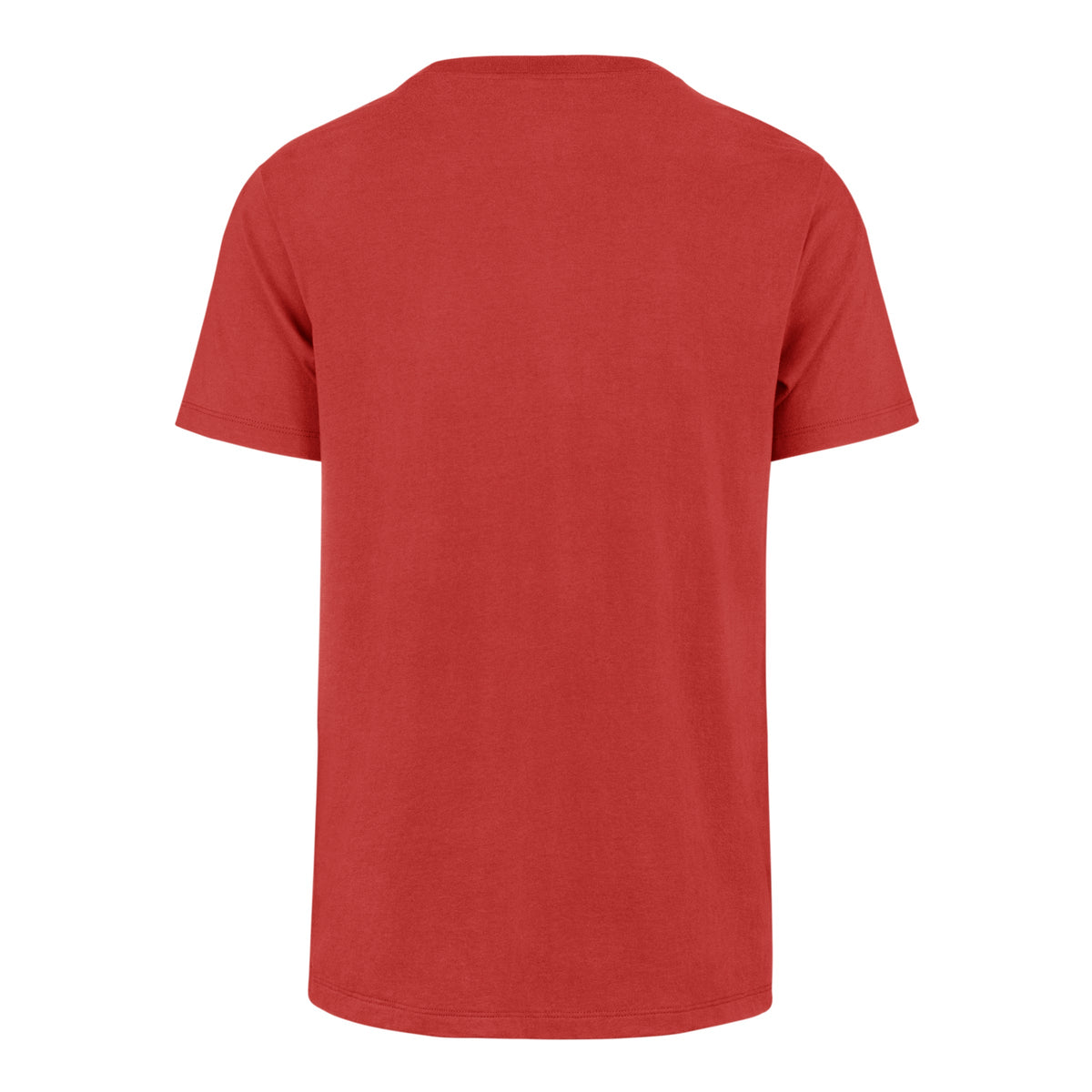 Chicago Cubs Racer Red Imprint Franklin T-Shirt product image 2, provided for visual reference and product detail review