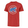 Chicago Cubs Racer Red Imprint Franklin T-Shirt product image 1, provided for visual reference and product detail review
