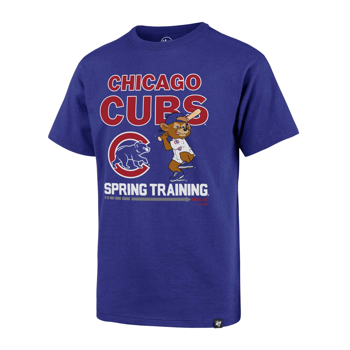 Chicago Cubs Spring Training Royal '47 Youth T-Shirt product image 1, provided for visual reference and product detail review