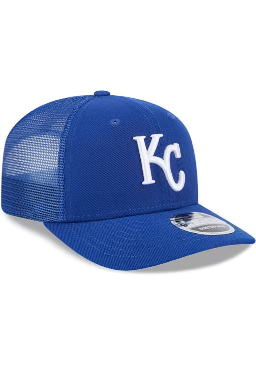 New Era Kansas City Royals Team 9SEVENTY Stretch-Snap Trucker Hat product image 1, provided for visual reference and product