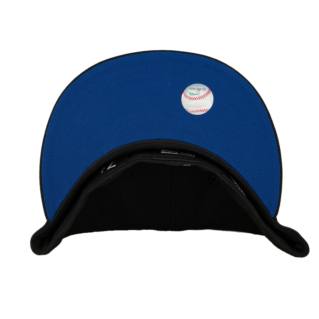 Chicago Cubs Black/Royal Sugar Skull New Era 59FIFTY Fitted Hat product image 6, provided for visual reference and product
