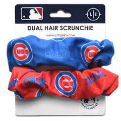 Chicago Cubs Dual Hair Scrunchie product image 1, provided for visual reference and product detail review