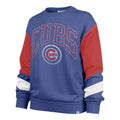 Chicago Cubs Women '47 Double Header Nova Dorset Park Crew Sweatshirt product image 1, provided for visual reference and