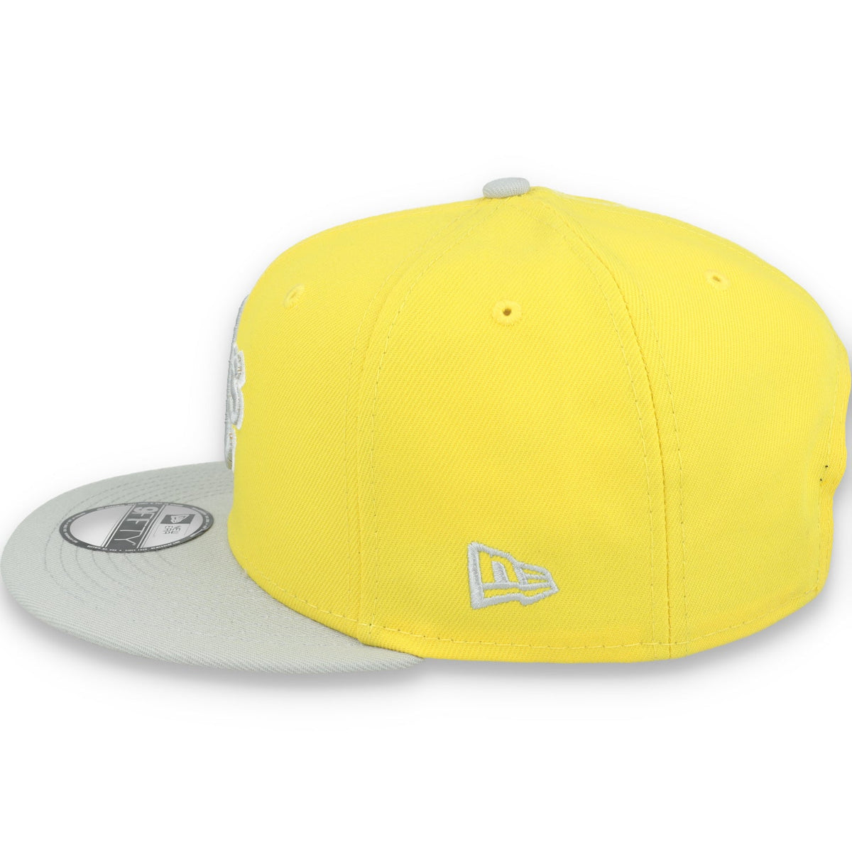 New Era Oakland Athletics 2-Tone Color Pack 9FIFTY Snapback Hat- Yellow/Grey product image 4, provided for visual reference