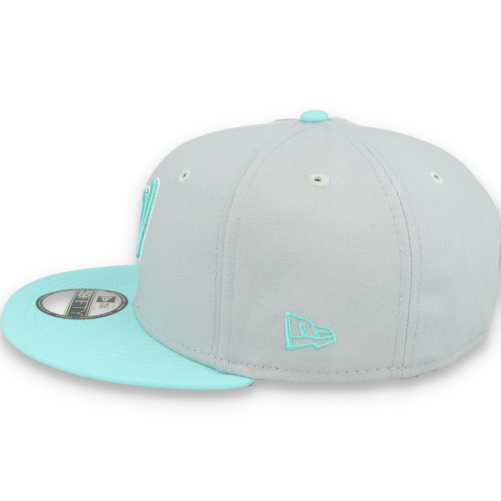 New Era Washington Nationals 2-Tone Color Pack 59FIFTY Fitted Hat-Gray/Turquoise product image 4, provided for visual
