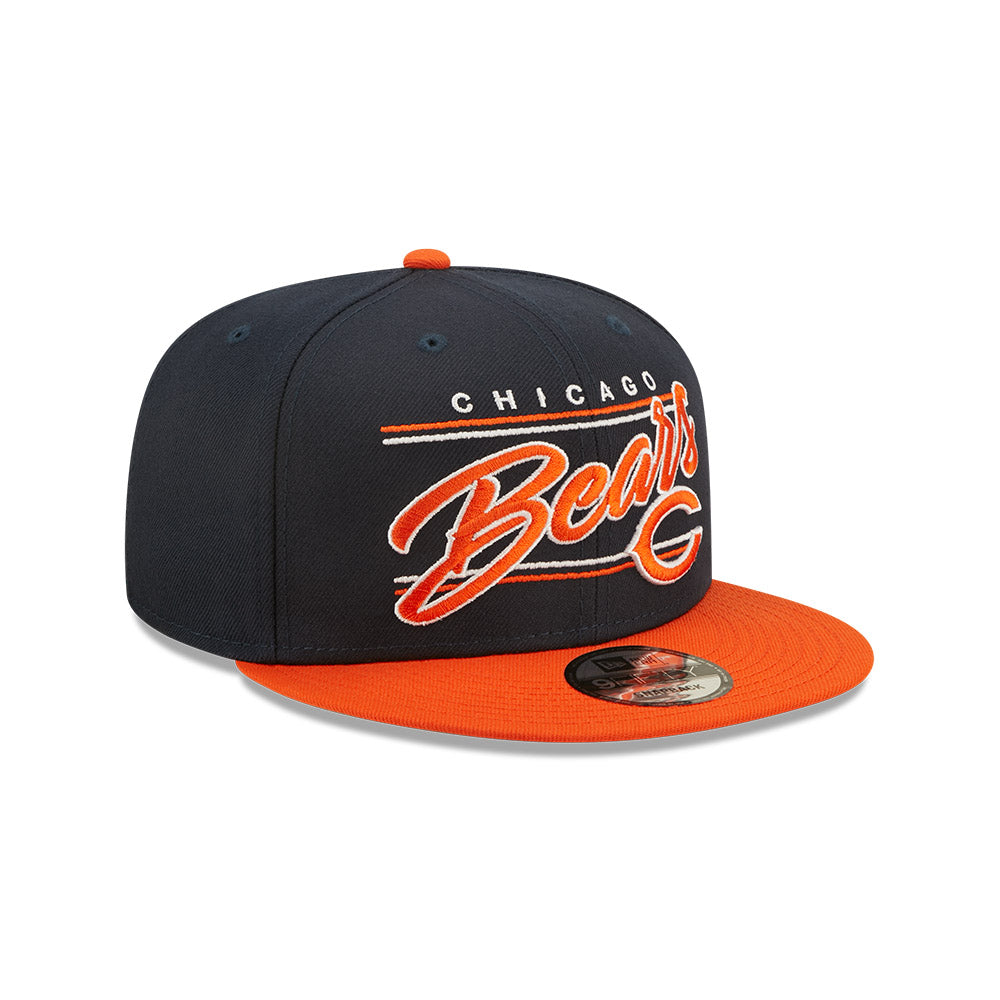 Chicago Bears Team Script New Era 9FIFTY Snapback Hat product image 3, provided for visual reference and product detail