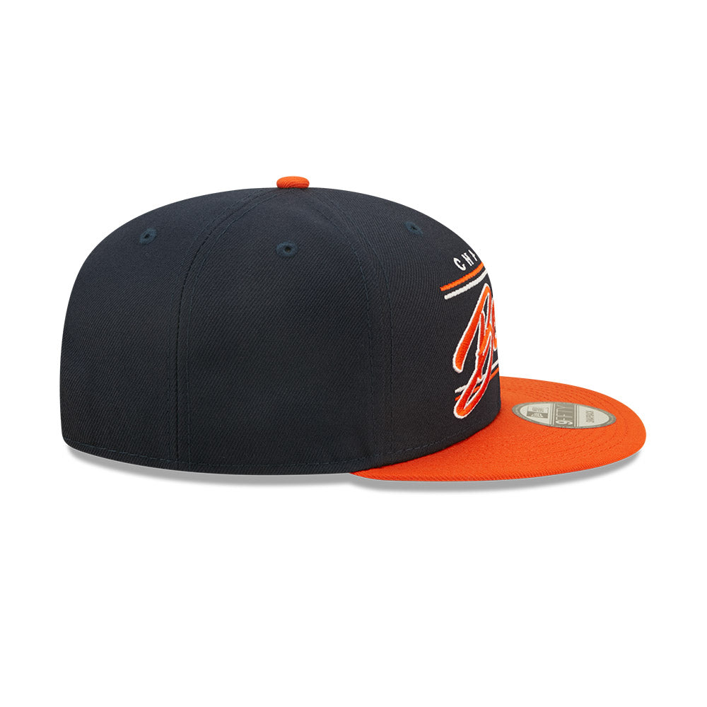 Chicago Bears Team Script New Era 9FIFTY Snapback Hat product image 4, provided for visual reference and product detail