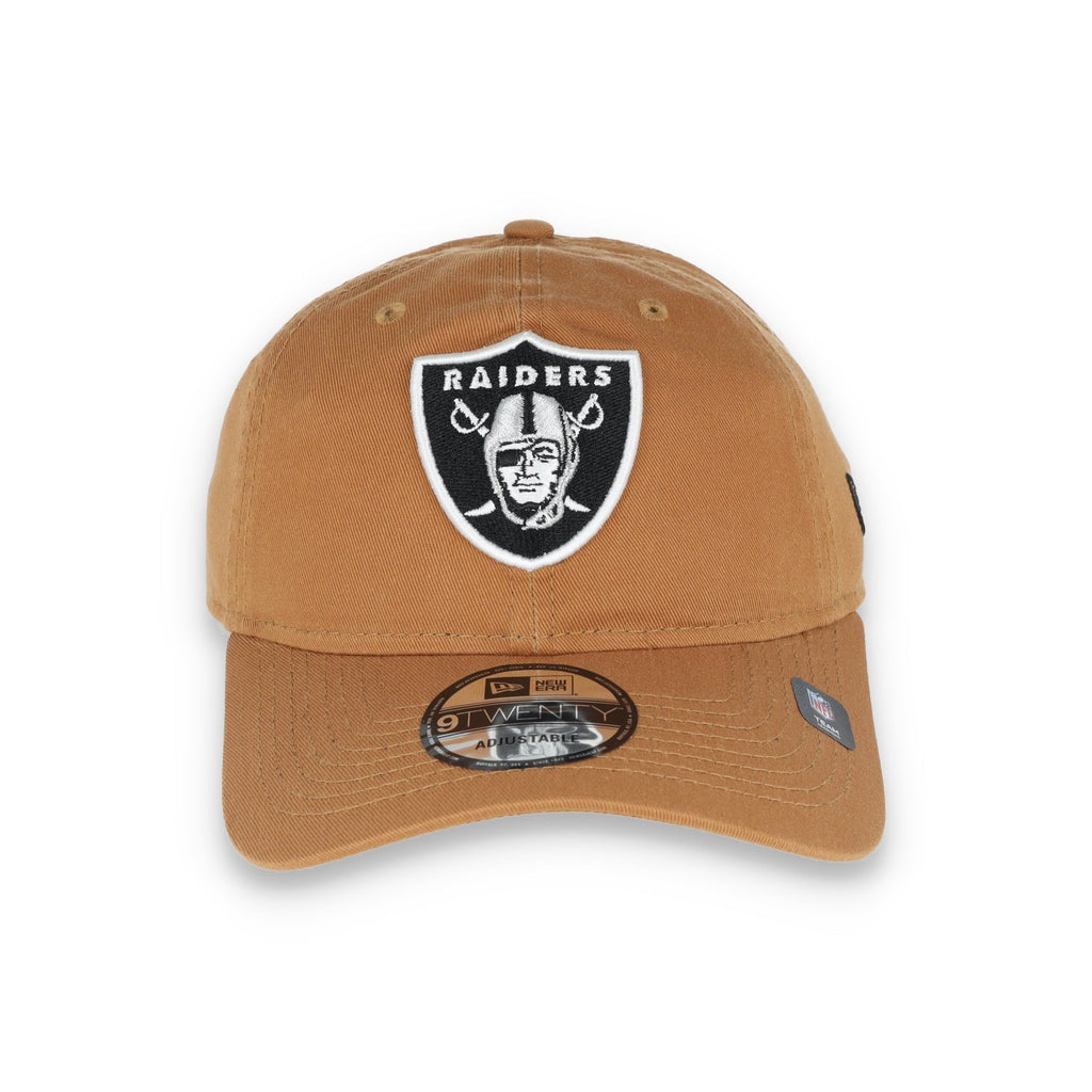 New Era Las Vegas Raiders Core Classic 2.0 9TWENTY Adjustable Hat-Khaki product image 2, provided for visual reference and