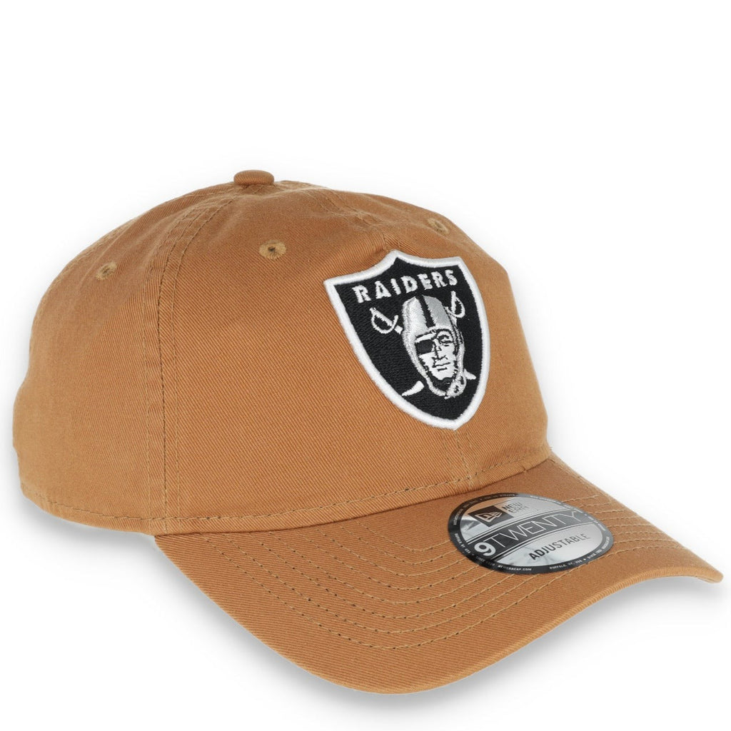 New Era Las Vegas Raiders Core Classic 2.0 9TWENTY Adjustable Hat-Khaki product image 1, provided for visual reference and