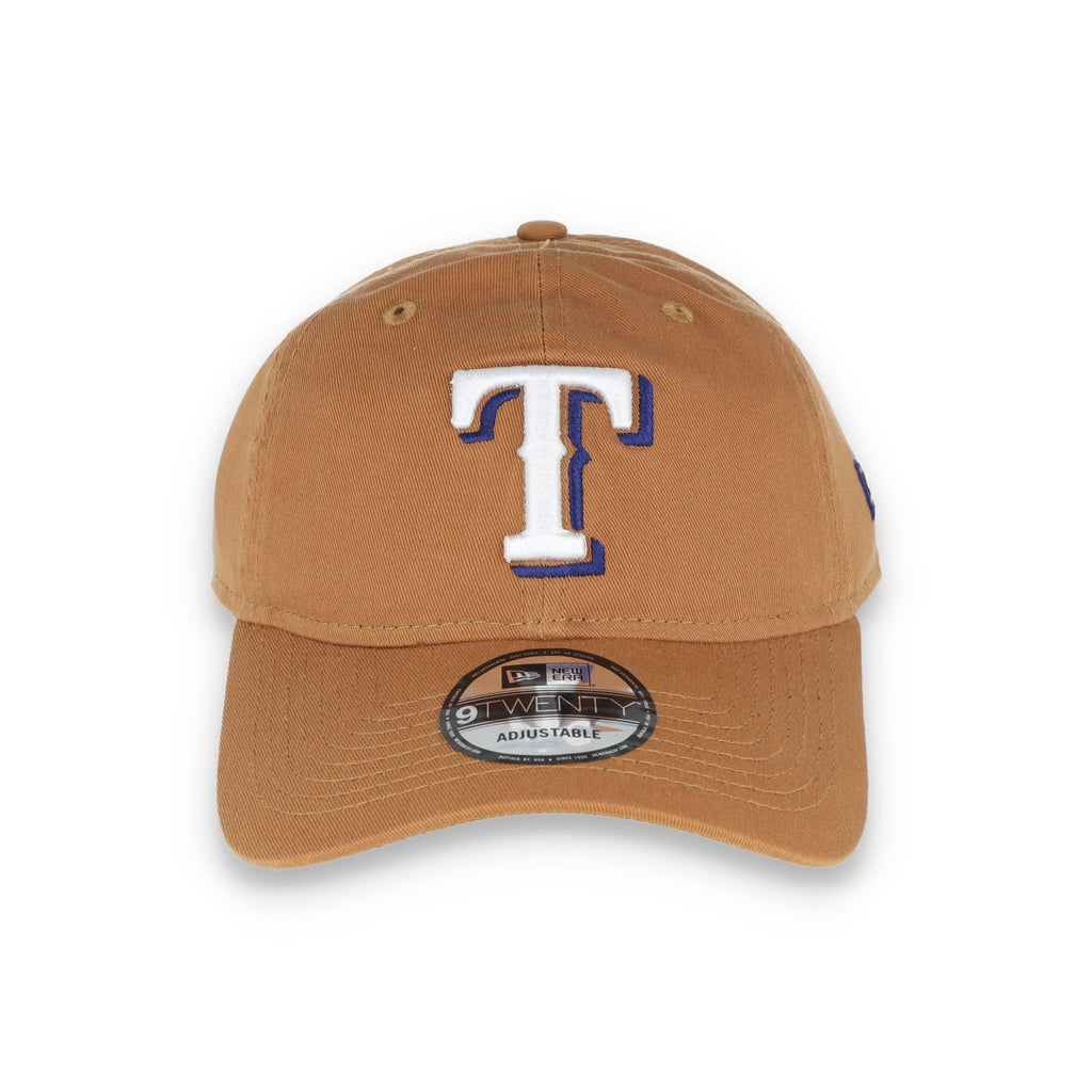 New Era Texas Rangers Core Classic 2.0 9TWENTY Adjustable Hat-Khaki product image 2, provided for visual reference and