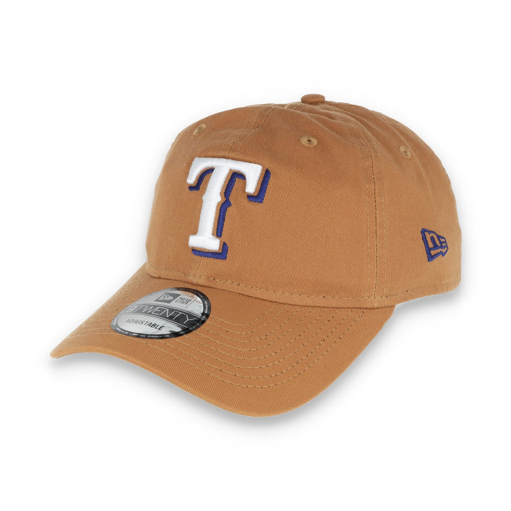 New Era Texas Rangers Core Classic 2.0 9TWENTY Adjustable Hat-Khaki product image 3, provided for visual reference and
