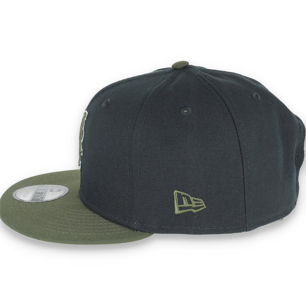 New Era New York Mets 2-Tone Color Pack 9FIFTY Snapback Hat- Grey/Olive product image 4, provided for visual reference and