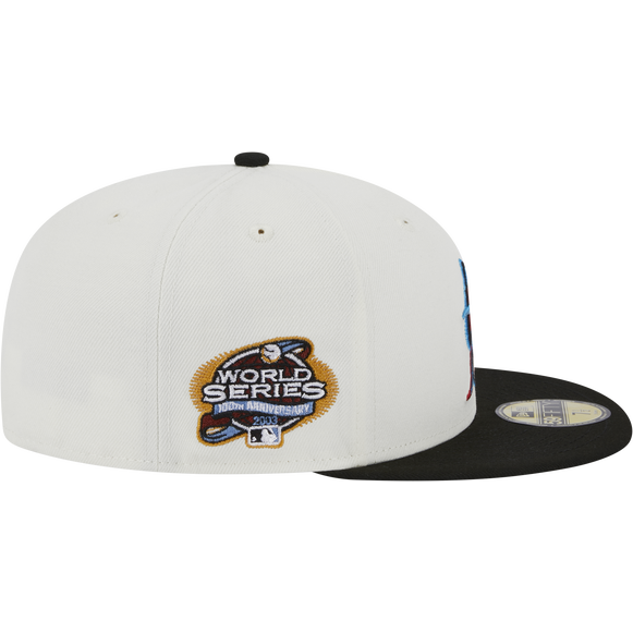 New Era Miami Marlins Throwback 2003 Worlds Series 59FIFTY Fitted Ivory Hat product image 6, provided for visual reference