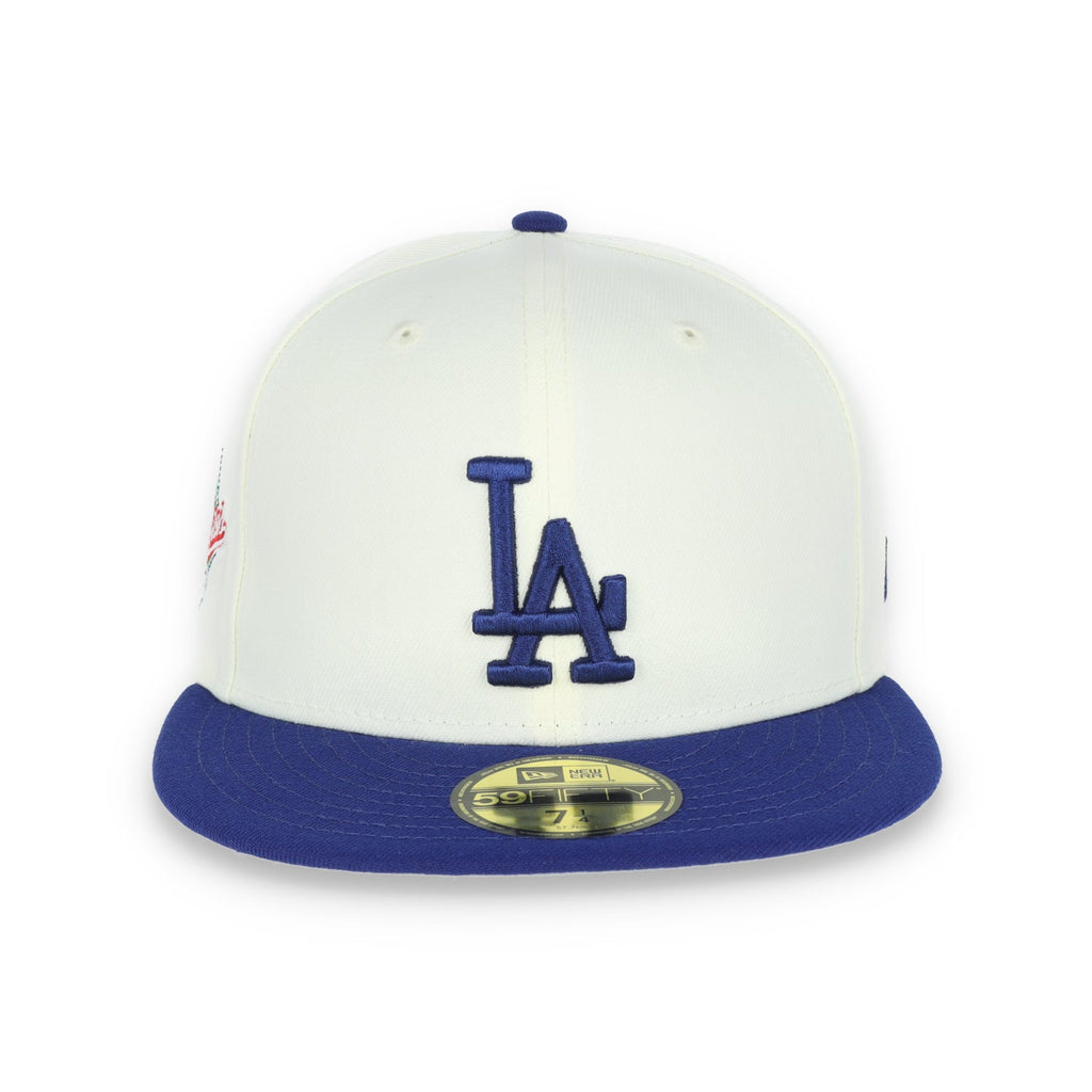 New Era Los Angeles Dodgers 1988 World Series Side Patch Throwback White 59FIFTY Fitted product image 2, provided for visual