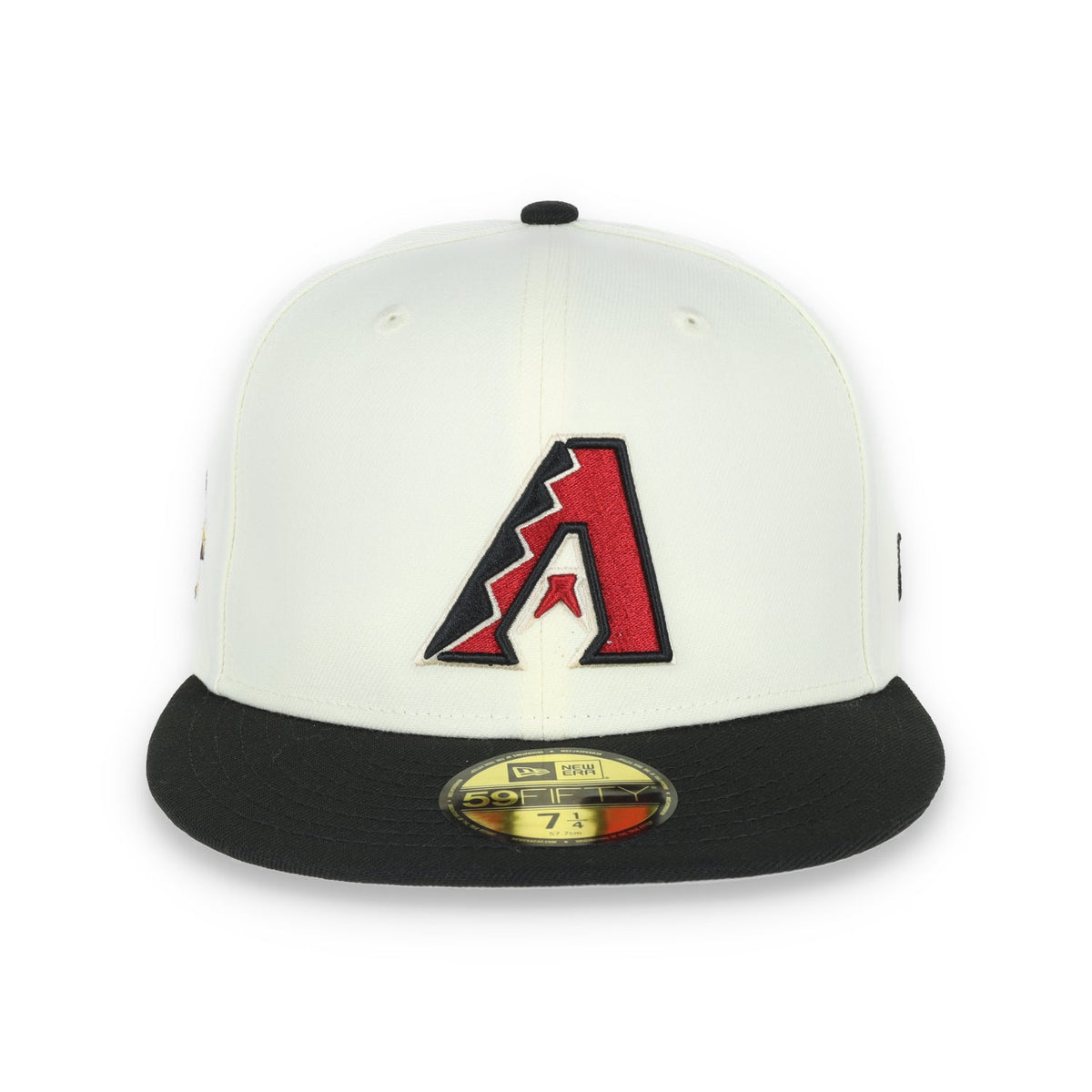 New Era Arizona Diamondback Throwback 2001 World Series Side Patch 59FIFTY Fitted Ivory Hat product image 2, provided for