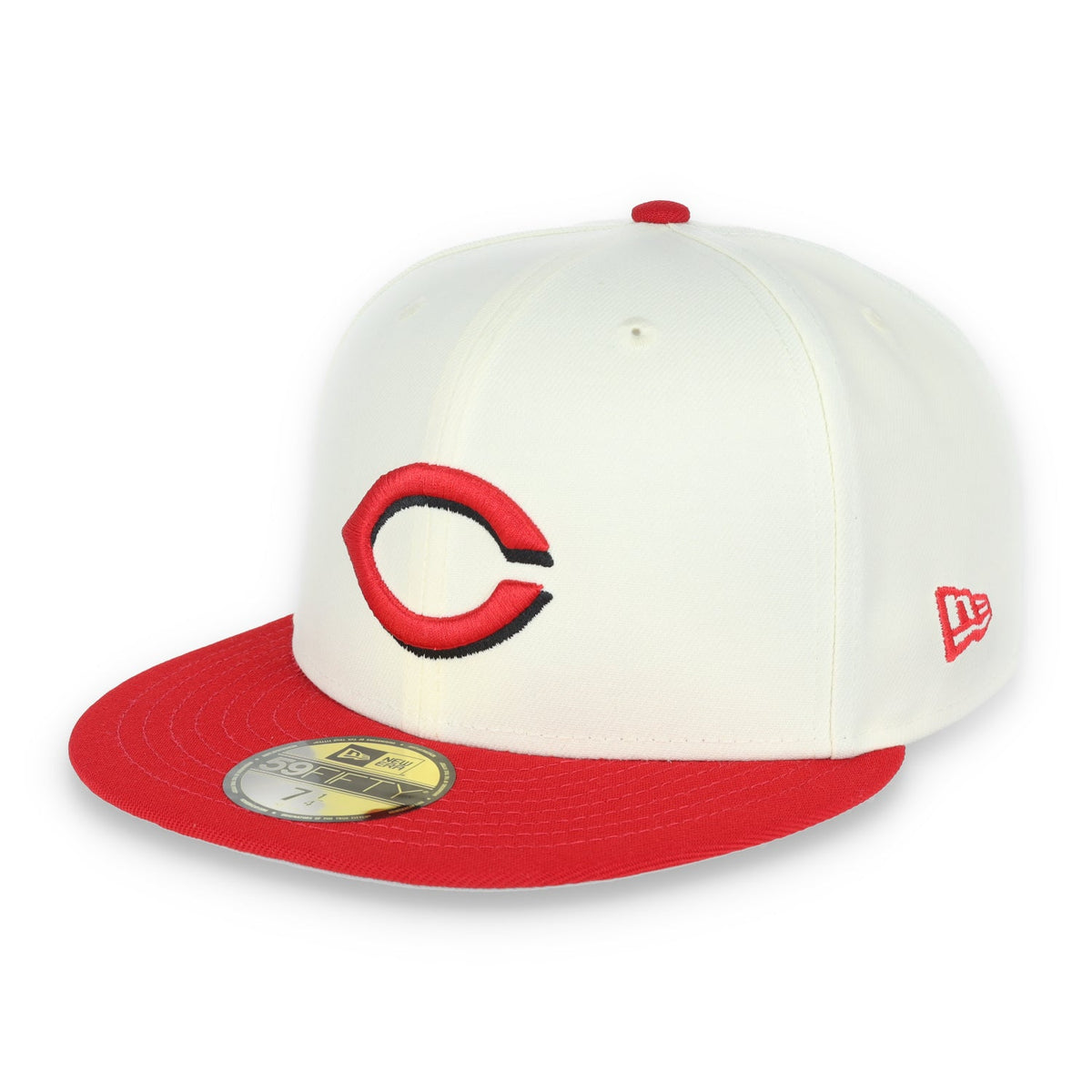 New Era Cincinnati Reds 1990 World Series Side Patch Throwback White 59FIFTY Fitted product image 3, provided for visual