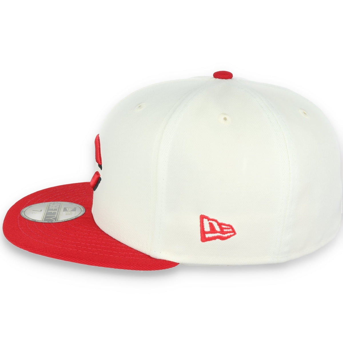 New Era Cincinnati Reds 1990 World Series Side Patch Throwback White 59FIFTY Fitted product image 4, provided for visual