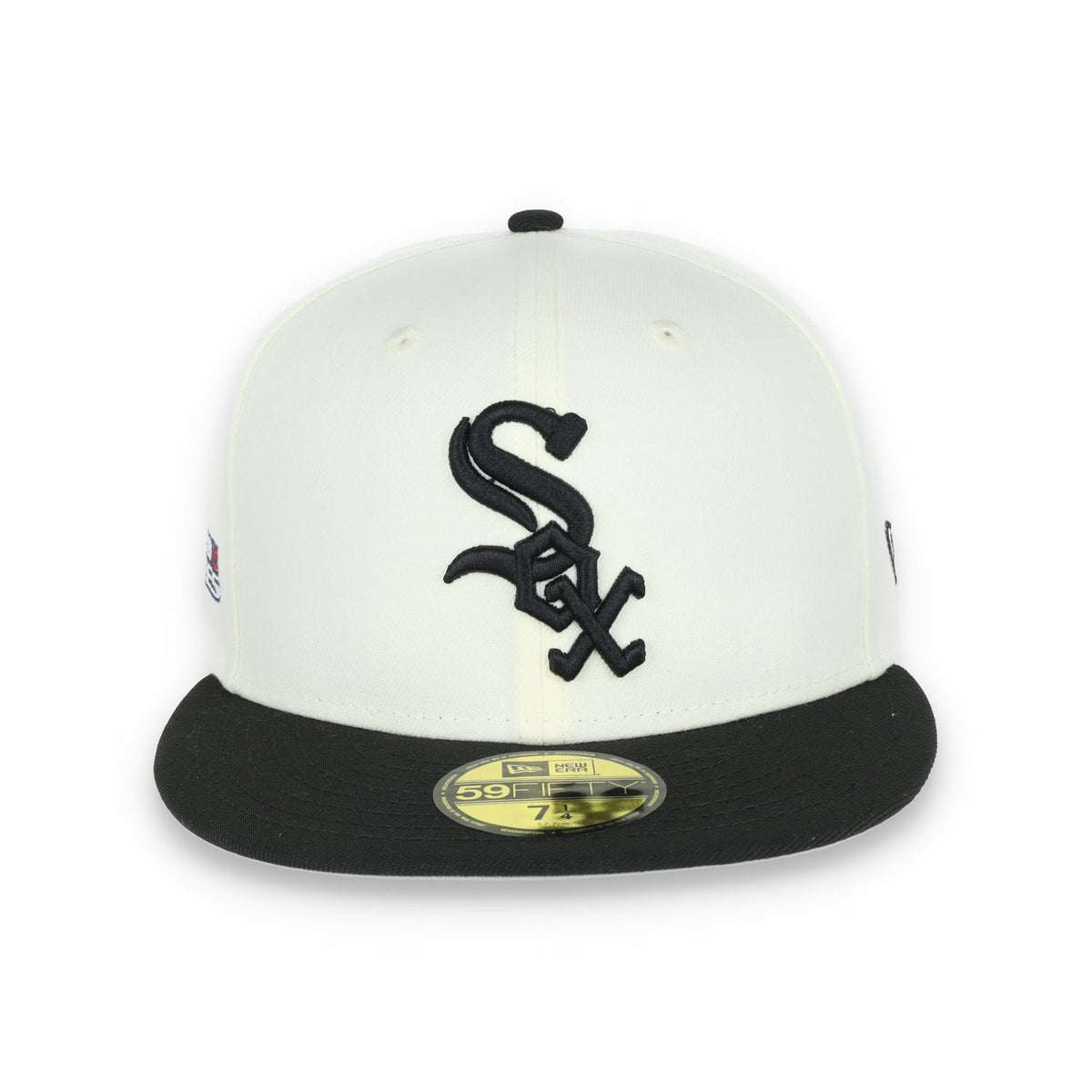 New Era Chicago White Sox Throwback 2005 World Series Side Patch 59FIFTY Fitted Ivory Hat product image 2, provided for