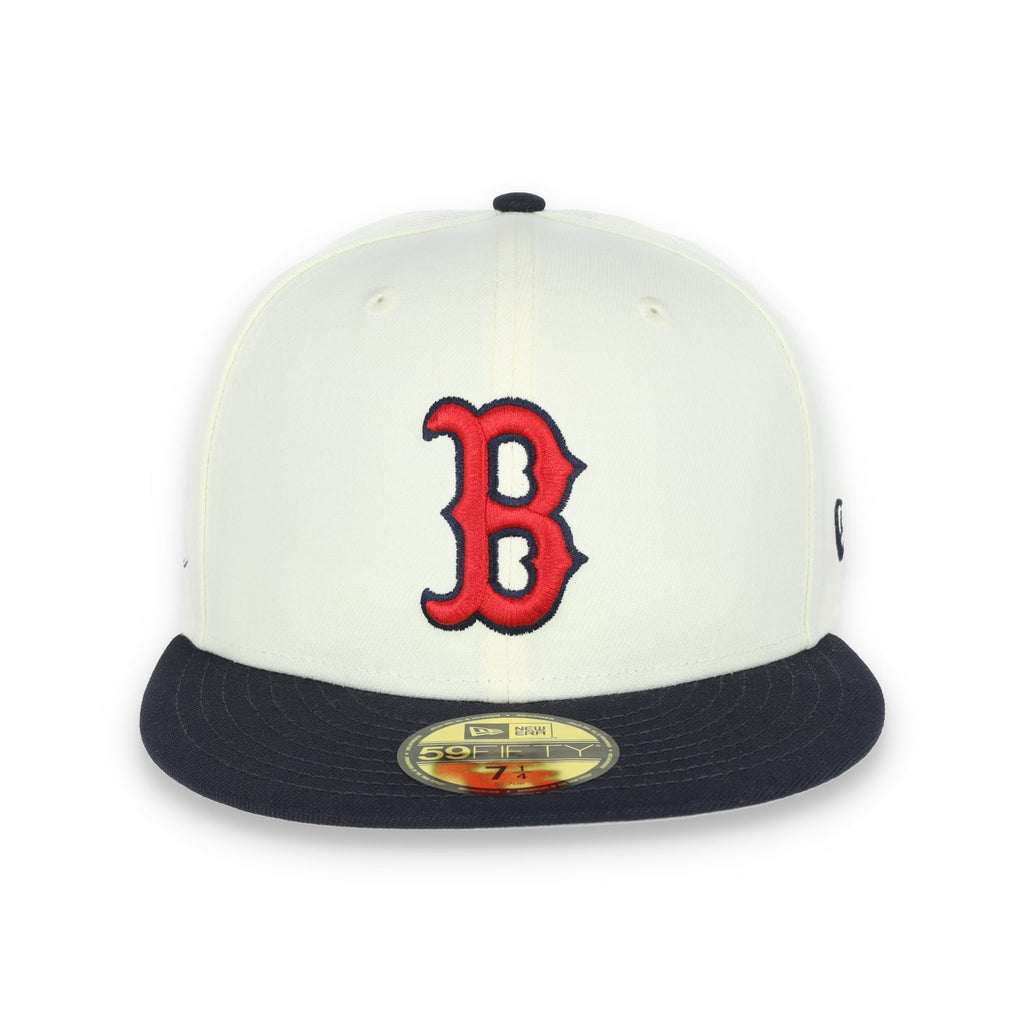 New Era Boston Red Sox Throwback 2013 World Series Patch 59FIFTY Fitted Ivory Hat product image 3, provided for visual