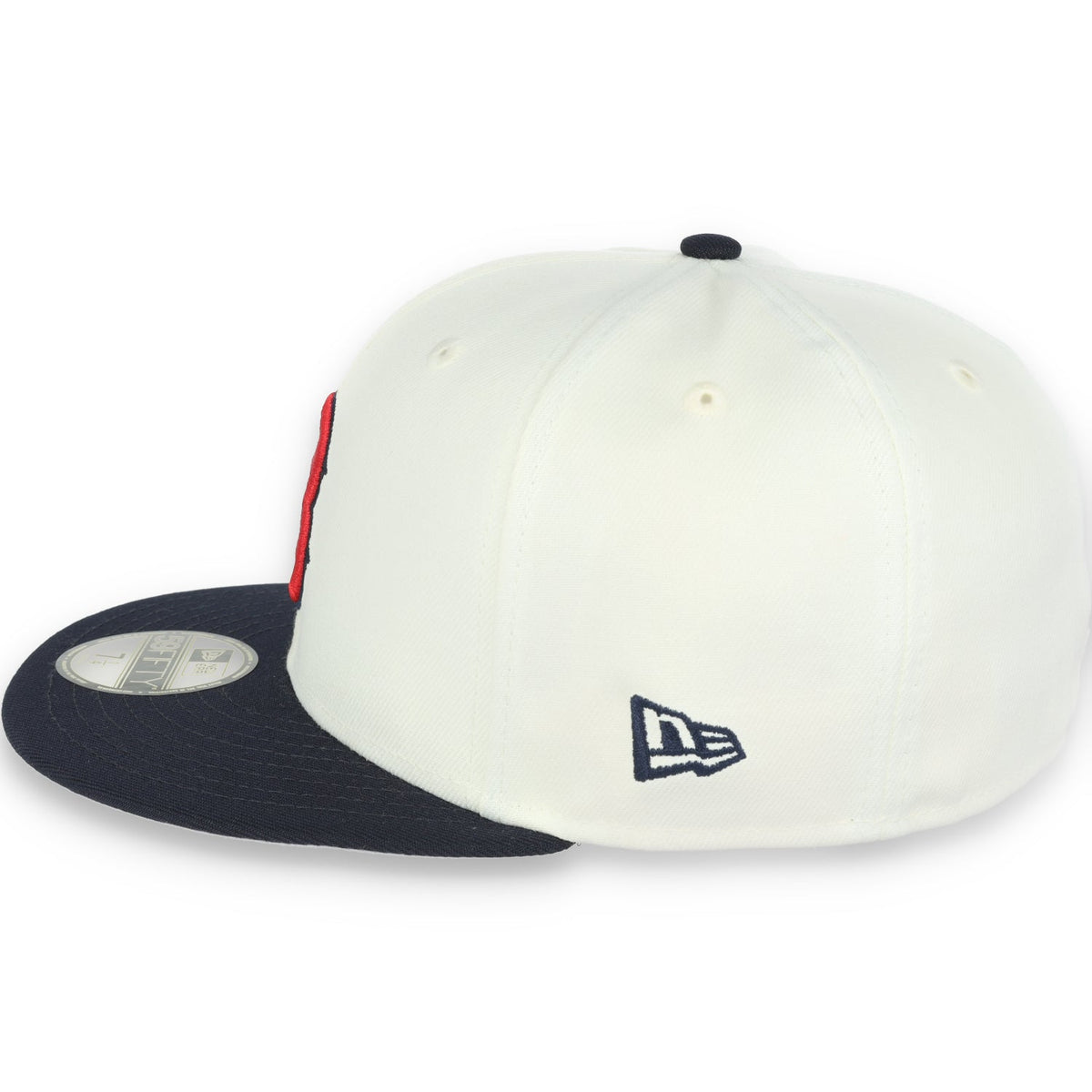 New Era Boston Red Sox Throwback 2013 World Series Patch 59FIFTY Fitted Ivory Hat product image 5, provided for visual