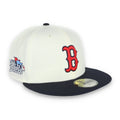 New Era Boston Red Sox Throwback 2013 World Series Patch 59FIFTY Fitted Ivory Hat product image 1, provided for visual