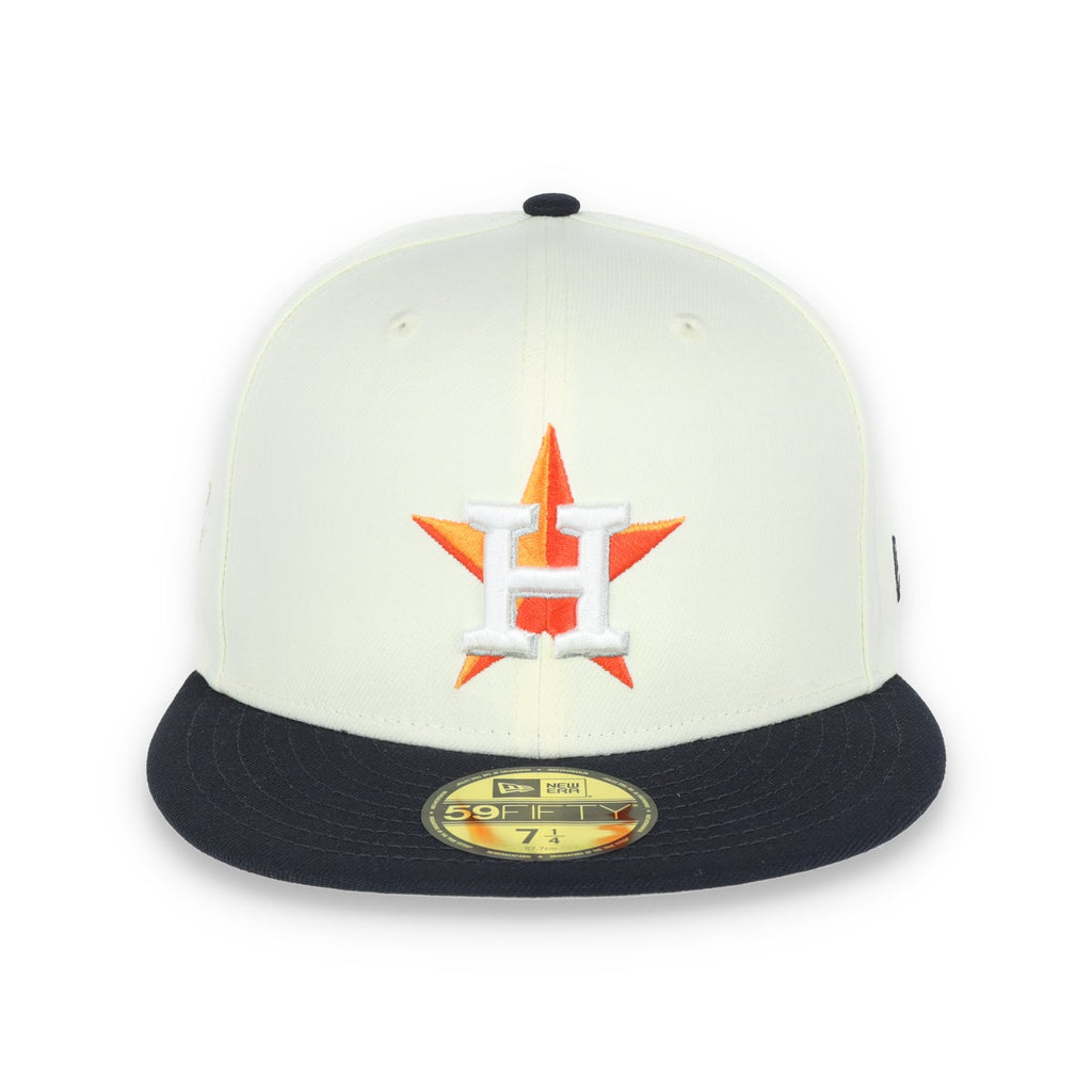 New Era Houston Astros Throwback 2017 World Series Patch 59FIFTY Fitted Ivory Hat product image 2, provided for visual