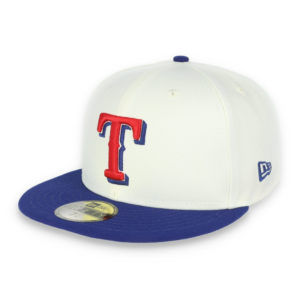 New Era Texas Rangers Throwback 2010 World Series Side Patch 59FIFTY Fitted Ivory Hat product image 4, provided for visual