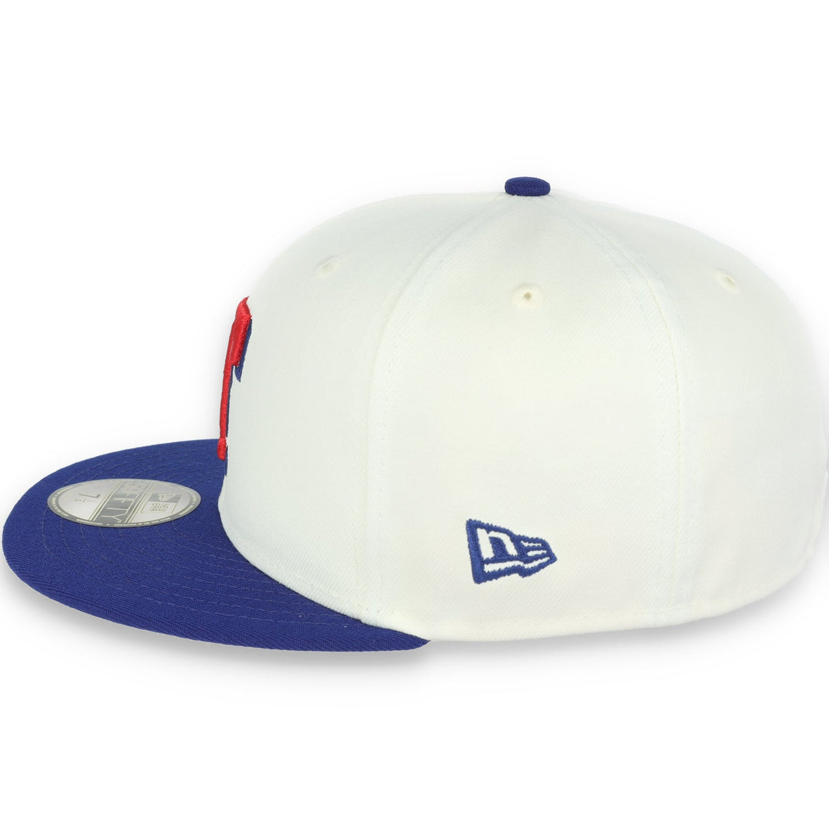 New Era Texas Rangers Throwback 2010 World Series Side Patch 59FIFTY Fitted Ivory Hat product image 5, provided for visual