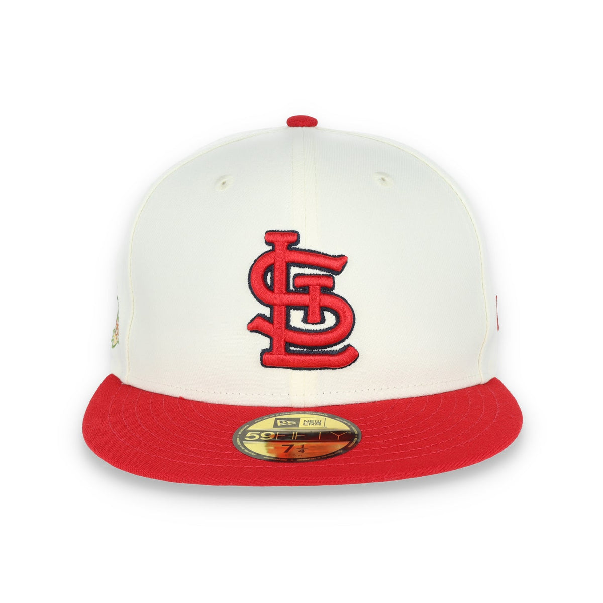 New Era St Louis Cardinals Throwback 2011 World Series Patch 59FIFTY Fitted Ivory Hat product image 2, provided for visual