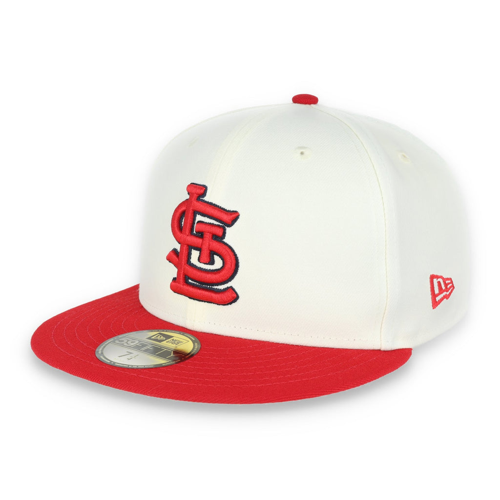 New Era St Louis Cardinals Throwback 2011 World Series Patch 59FIFTY Fitted Ivory Hat product image 3, provided for visual