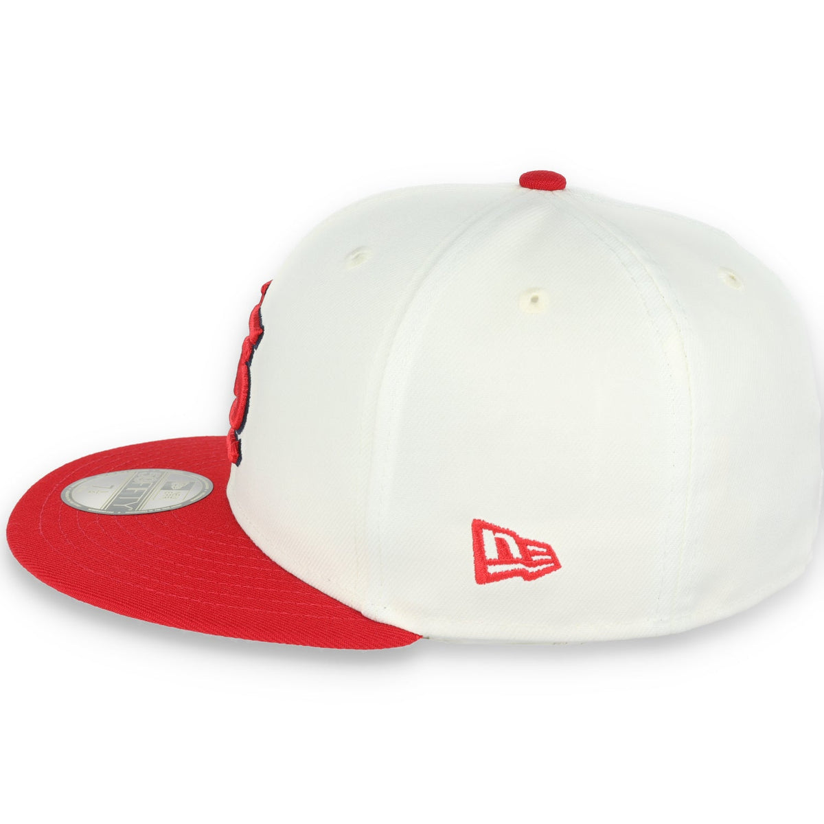 New Era St Louis Cardinals Throwback 2011 World Series Patch 59FIFTY Fitted Ivory Hat product image 4, provided for visual
