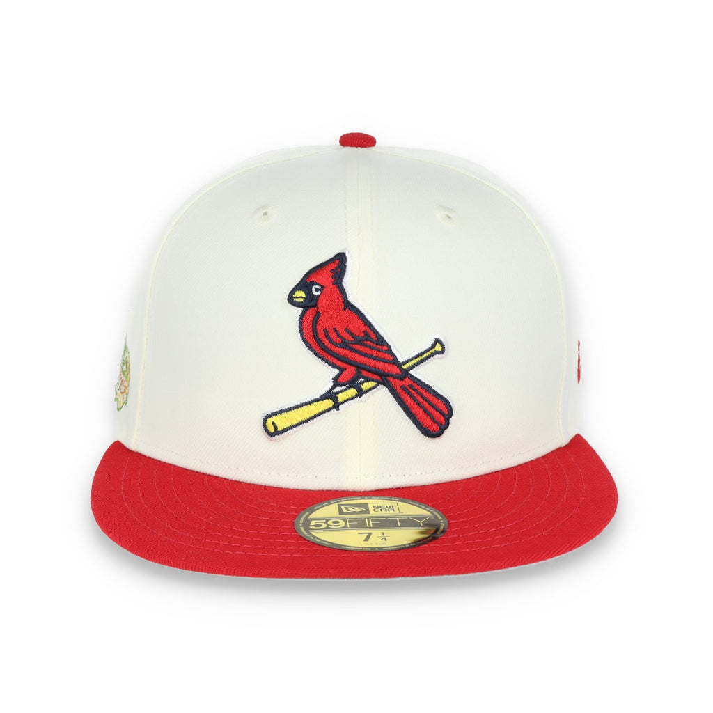 New Era St Louis Cardinals Throwback 2011 World Series Patch 59FIFTY Fitted Ivory Hat product image 2, provided for visual
