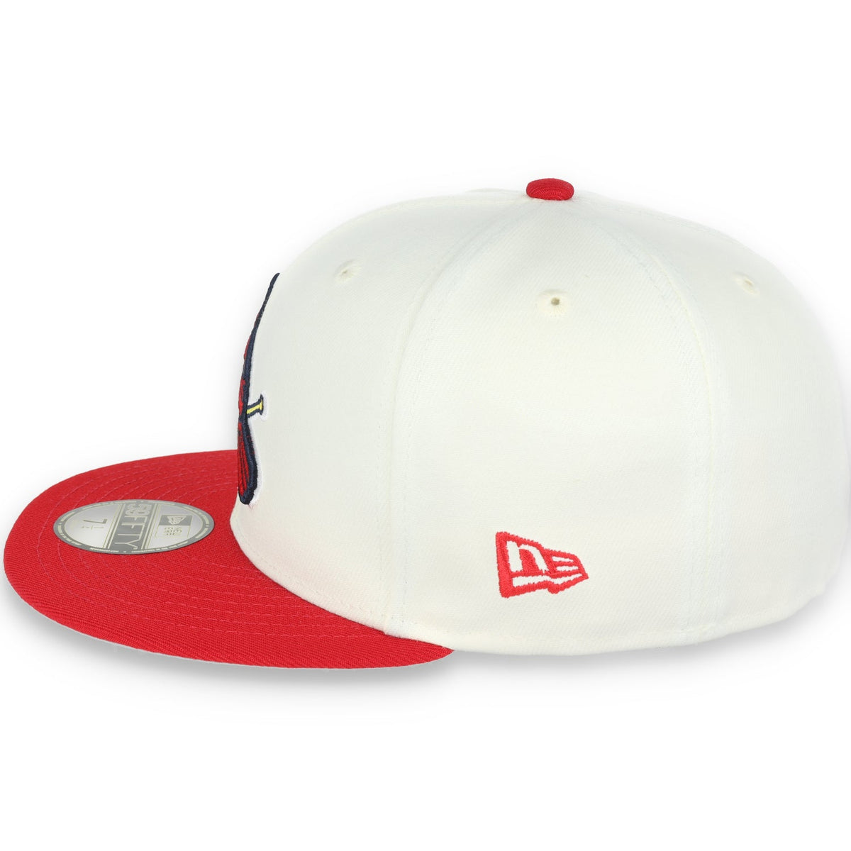 New Era St Louis Cardinals Throwback 2011 World Series Patch 59FIFTY Fitted Ivory Hat product image 4, provided for visual