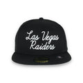 New Era Las Vegas Raiders Fairway Script 59FIFTY Fitted Hat product image 1, provided for visual reference and product
