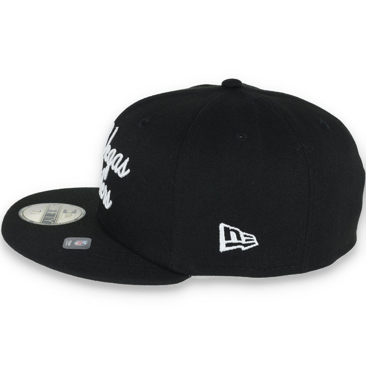 New Era Las Vegas Raiders Fairway Script 59FIFTY Fitted Hat product image 3, provided for visual reference and product