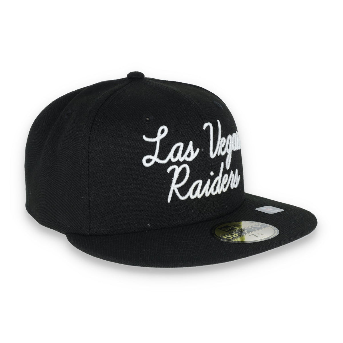 New Era Las Vegas Raiders Fairway Script 59FIFTY Fitted Hat product image 6, provided for visual reference and product