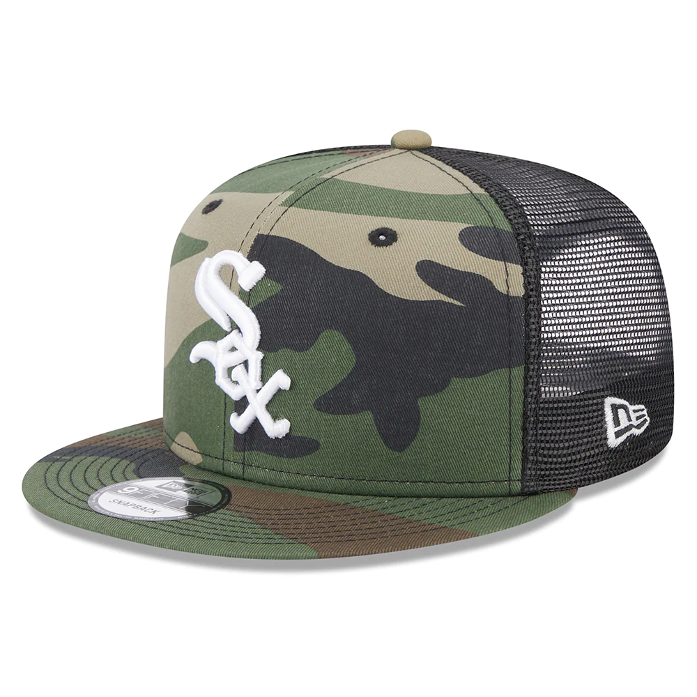 NEW ERA CHICAGO WHITE SOX CLASSIC TRUCKER Snapback 9FIFTY HAT-CAMO product image 2, provided for visual reference and