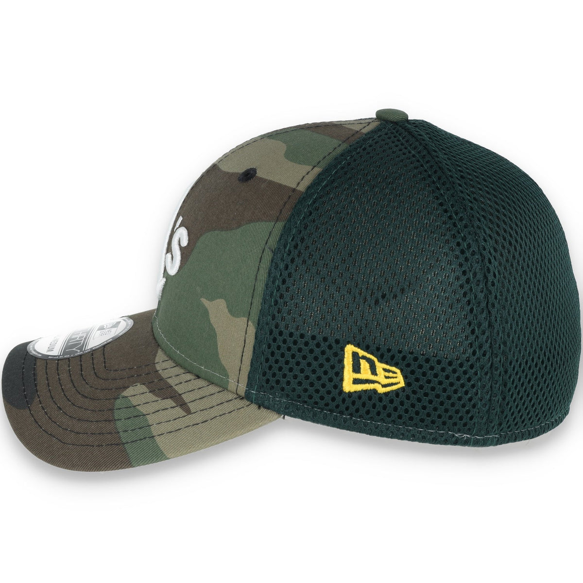 New Era Oakland Athletics Team Neo 39THIRTY Flex Fit- Camo product image 4, provided for visual reference and product detail